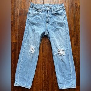 Old Navy kids slouchy straight jeans in size 10